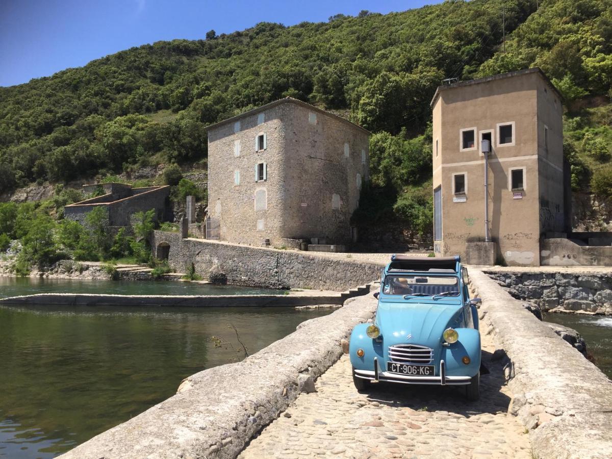 Hebergements Des Posas Sampzon Exterior foto